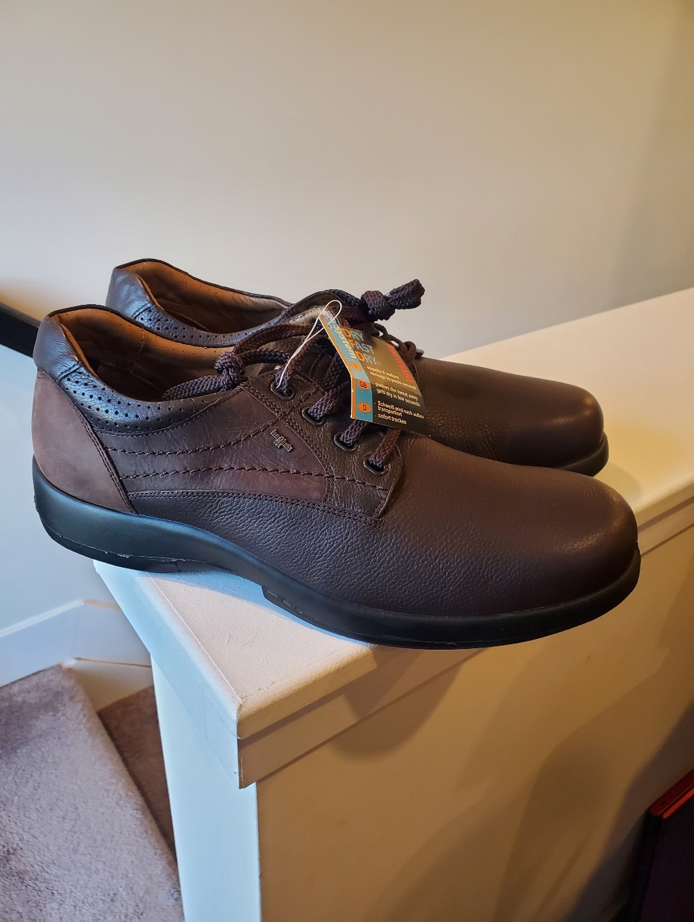NEW Deer Stags Men’s 13 Wide Brown Work/Dress Shoes – Comfort Fit